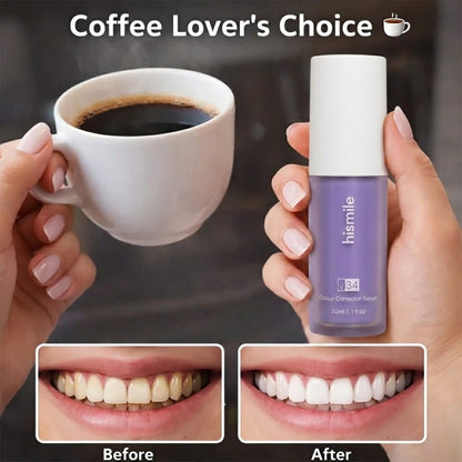 HiSmile V34 Teeth Whitening Purple Toothpaste – Color Corrector for Brighter White Teeth