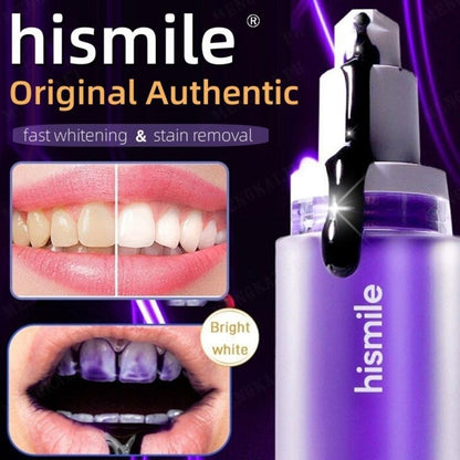 HiSmile V34 Teeth Whitening Purple Toothpaste – Color Corrector for Brighter White Teeth