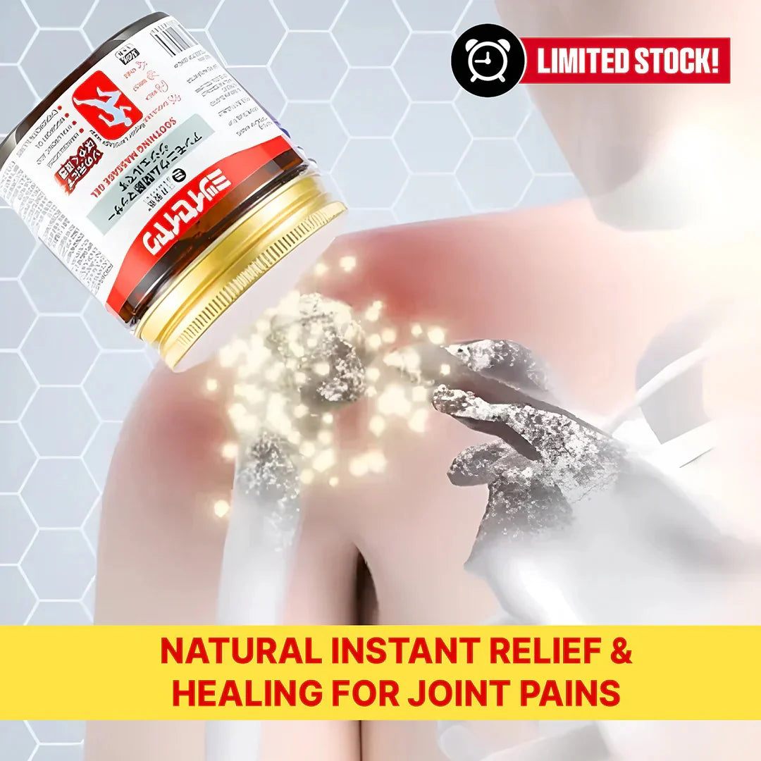 Japanese Soothing Massage Gel for Neck, Shoulder & Back Pain Relief – Muscle Relaxing Gel